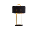 Black Marble Matte Black Table Lamp Kezna by Matho Sun, view 2