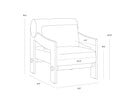 Kona Camel Lounge Chair Reizo by Matho Sun, view 6