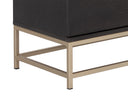 Large Gold Charcoal Grey Dresser Rebel by Matho Sun, view 7
