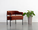 Meg Rust Lounge Chair Lola by Matho Sun, view 5