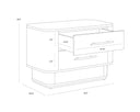 Ezekiel Nightstand by Matho Sun, view 6