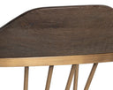 Distressed Brown Dining Armchair Demi by Matho Sun, view 8