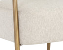 Dove Cream Lounge Chair Maestro by Matho Sun, view 6