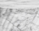 Marble Look White End Table Cara by Matho Sun, view 4