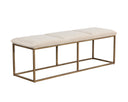 Burnished Brass Piccolo Prosecco Bench Alley by Matho Sun