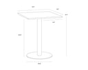 24" Bistro Table Claudia by Matho Sun, view 7