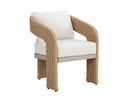Natural Louis Cream Dining Armchair Pylos by Matho Sun