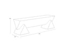 Rustic Oak Bench Gregor by Matho Sun, view 8