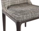 Grey Oak Naya Check Black Dining Chair Elisa by Matho Sun, view 6