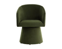 Moss Green Dining Armchair Etta Swivel by Matho Sun, view 2