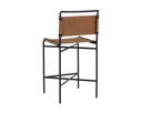 Cognac Leather Counter Stool Corrigan by Matho Sun, view 4