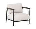 Black Palazzo Cream Lounge Chair Muros by Matho Sun