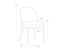 Meg Taupe / Porcini Taupe Dining Chairs set of 2 Lavania by Matho Sun, view 6