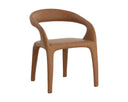 Milliken Cognac Dining Armchair Atika by Matho Sun