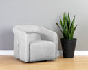 Belfast Heather Grey Lounge Chair Kendrick Swivel by Matho Sun, view 5