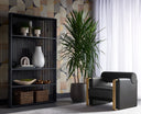 Black Bookcase Tessa by Matho Sun, view 3