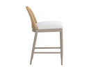 Greige Louis Cream Counter Stool Calandri by Matho Sun, view 3