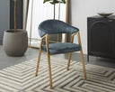 Nono Petrol Dining Armchair Burgos by Matho Sun, view 5