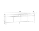 Champagne Gold Cream Storage Cabinet Ambrose Modular by Matho Sun, view 8