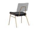Gold Nightfall Black / Chacha Grey Dining Chair Brinley by Matho Sun, view 4