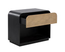 Black / Champagne Gold Nightstand Algarve by Matho Sun, view 5