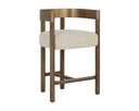 Santa Cruz Oatmeal Counter Stool Manolo by Matho Sun
