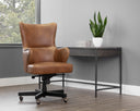 Tobacco Tan Office Chair Hubert by Matho Sun, view 5