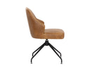 Tobacco Tan Dining Chair Bretta Swivel by Matho Sun, view 3