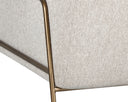 Dove Cream Lounge Chair Cybil by Matho Sun, view 7
