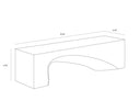 Black Bench Soma by Matho Sun, view 5