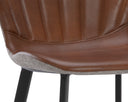 Bravo Cognac / November Grey Barstool Arabella by Matho Sun, view 6