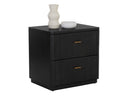 Black Nightstand Etienne by Matho Sun