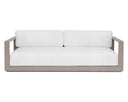 Greige Stinson White Sofa Tavira by Matho Sun, view 2