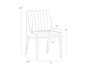 Bravo Admiral Dining Chairs set of 2 Halden by Matho Sun, view 6
