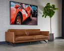 Shalimar Tobacco Leather Sofa Rogers by Matho Sun, view 3