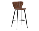 Bravo Cognac / November Grey Barstool Arabella by Matho Sun