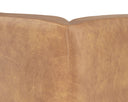 Raf Camel Leather Sofa Chaise Brandi by Matho Sun, view 7