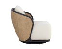 Louis Cream Armchair Bora Swivel by Matho Sun, view 4