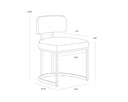 Napa Cognac / Rhea Light Barley Dining Chair Larissa by Matho Sun, view 6