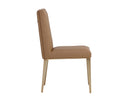 Milliken Cognac Dining Chairs set of 2 Wilbur by Matho Sun, view 3