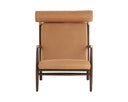 Sahara Camel Leather Lounge Chair Biko by Matho Sun, view 2