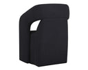 Abbington Black Dining Armchair Kendrick Wheeled by Matho Sun, view 4