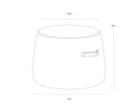 Havana Dark Brown Ottoman Mitchell by Matho Sun, view 7