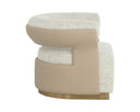 Hailey Moon / Napa Beige Lounge Chair Olida Swivel by Matho Sun, view 3