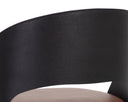 Black Cognac Leather Barstool Dezirae by Matho Sun, view 8