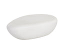Large White Coffee Table Corvo by Matho Sun, view 3