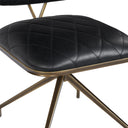 Bravo Black Dining Chairs set of 2 Virtu Swivel by Matho Sun, view 7