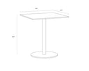 Square 24" Bistro Table Enco by Matho Sun, view 4