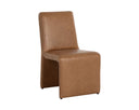 Marseille Camel Leather Dining Chair Cascata by Matho Sun, view 2