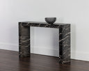 Marble Look Black Console Table Axle by Matho Sun, view 4
